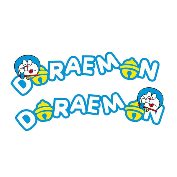 （doraemon）2 kpl auton tarroja - Auton tarrat - Racing Stripe - S
