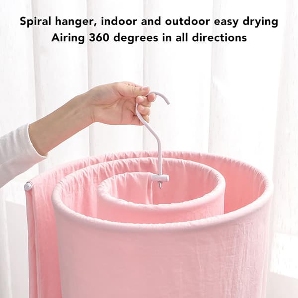 2 stk. Runde Spiral Senge Lagen Hanger