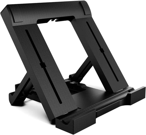 Sort, Tablet/Telefonholder, Universal Multi-Vinkel Justerbar Hol