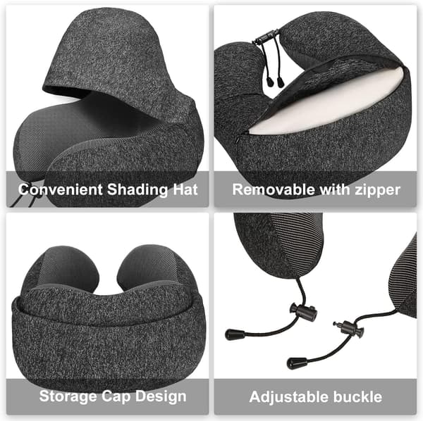 Reisepute, Memory Foam Reisepute, Hette Reisepute, C