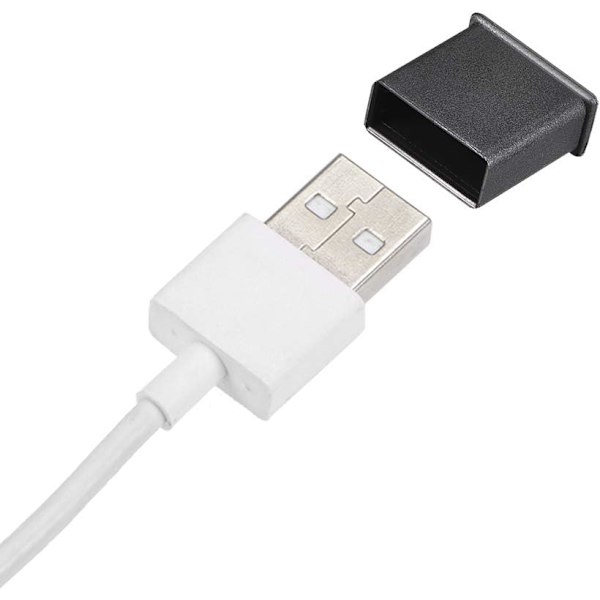 10 st Silikon USB-port dammskydd 13 mm x 5 mm för USB 2.0 Svart