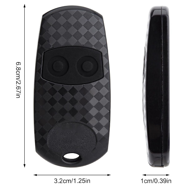 Garageport fjernbetjening kompatibel med CAME TOP-432NA 433.92 MHz