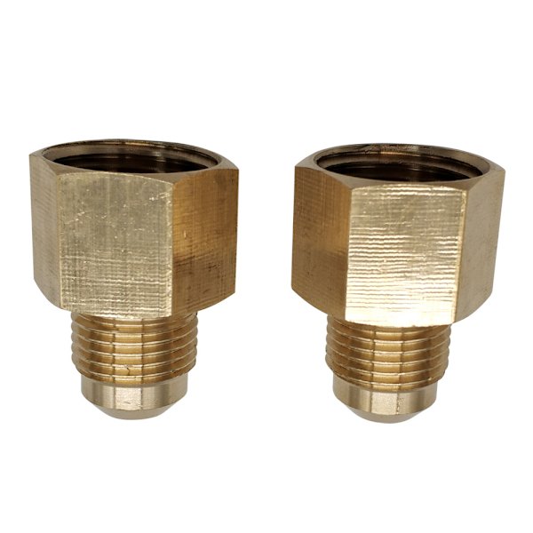 3/8” Flare x 1/2”NPT messinkinen puutarhaletkun liitin, liitin kaasulämmittimen sovitin