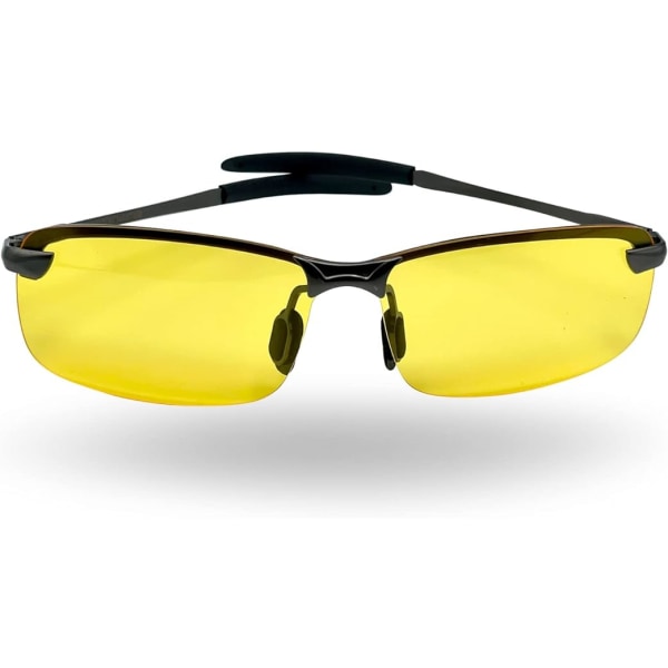HD natkørebriller til mænd, polariserede nattesynsbriller