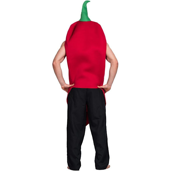 Punainen chilipippuri Halloween-asu aikuisille