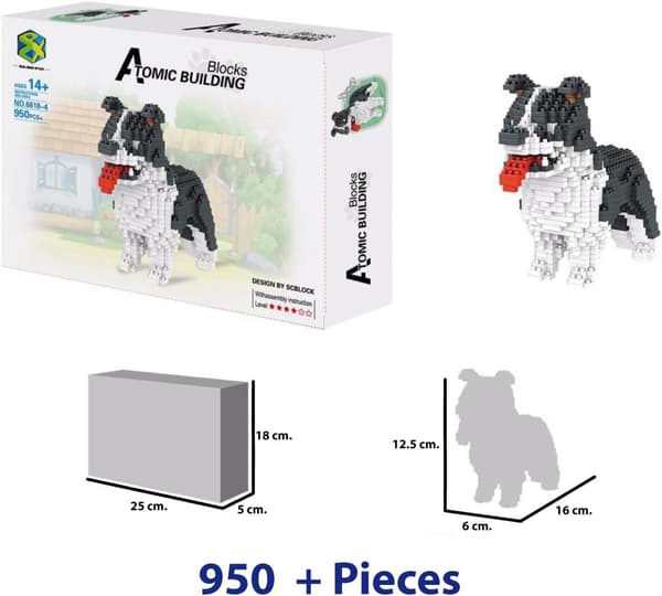 （Jul）Figur att montera med nanoblock (modell 8)