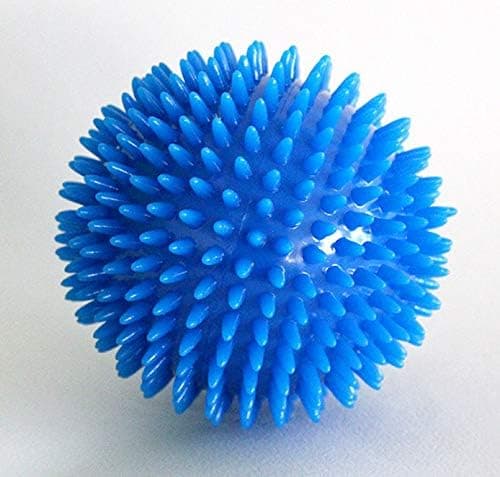 2 stycken Blå Boll Hög Elastisk Hund Tuggleksaker för Ani