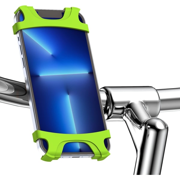 Sykkeltelefonholder, Silikon Motorsykkeltelefonfeste - Universal Sykkelcelle