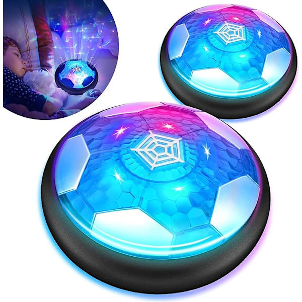 Uppladdningsbar Air Power Fotboll Fotboll med LED Starlight och Mjuk Skumbumper K