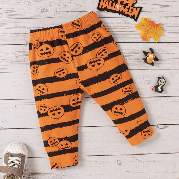 Baby Halloween Kostume Min Første Halloween Langærmet Jumpsuit + Bukser + Hat (70CM)
