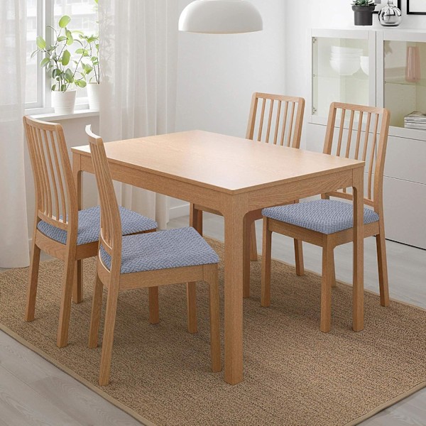 Grå matstolsöverdrag i set om 2, stretchiga jacquardmatstolsöverdrag