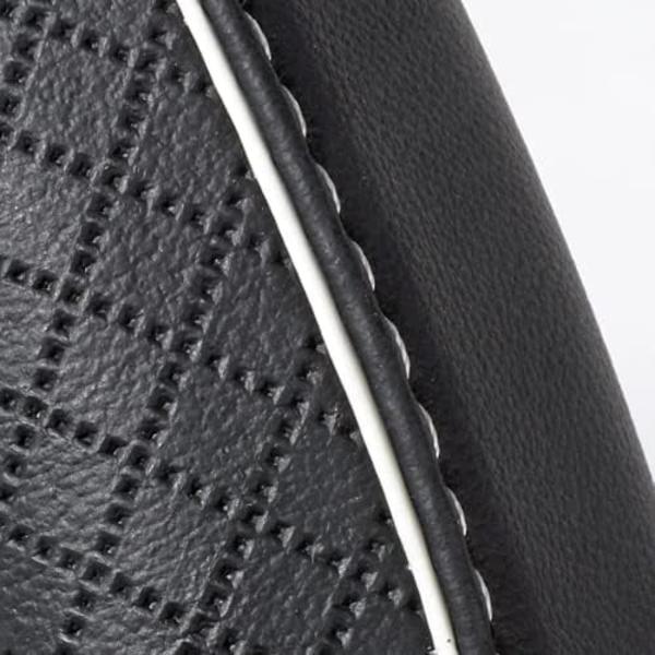 Läderbil Medium Rattmuff, Universell Bilrattskydd, Andningsbart Rattskydd, Anti-Slip F
