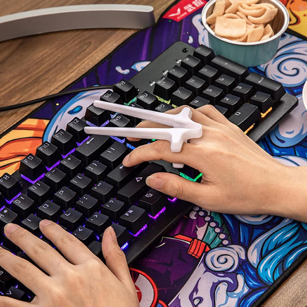 4 st fingerpinnar för lata människor Hjälp hållare Inte smutsiga snacks Handpinnar Finger Loo