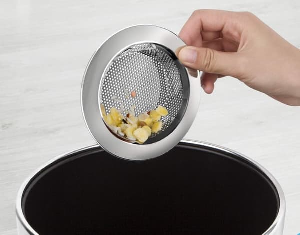 3-pak køkkenvaskfilter, rustfrit stål vaskfilter