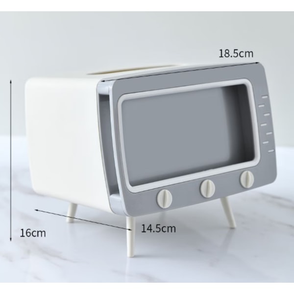 Gul Blå Vævsæske TV Mobiltelefonholder m M