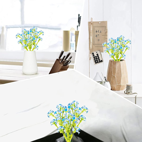 Kukkien kimppu rakennuspalikoista, ikoninen Gypsophila-kukka rakennussetti, sopii aikuisille ja tytöille 8+ vuotiaille, G M
