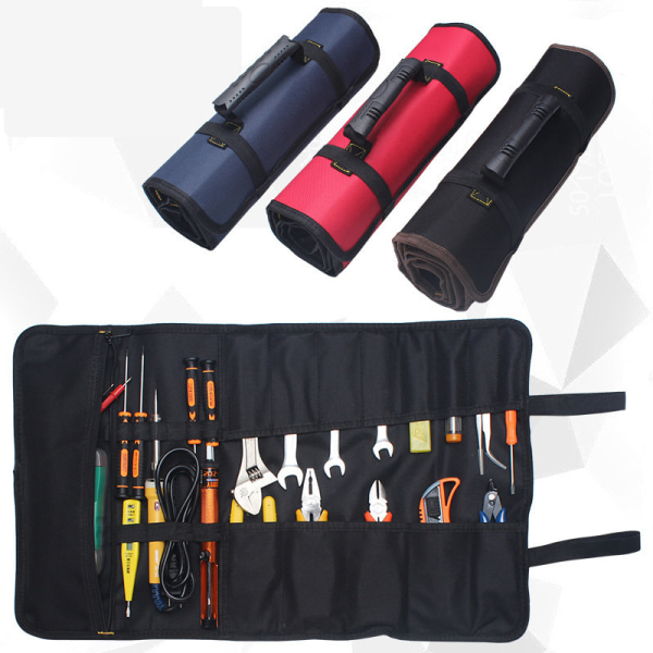 Værktøjstaske, Multi-Purpose Værktøjstaske, Roll Organizer, Bærbart Værktøj