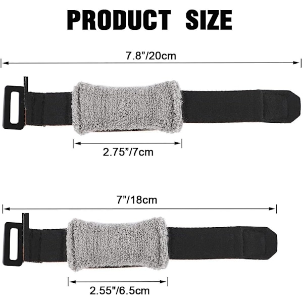 2 stk justerbar gitarstrengsdemper, støydemper, universell gitar, gripebrettdemper