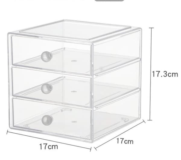 Lådmakeup Organizer, Plastförvaringslåda för Kosmetika, Gör
