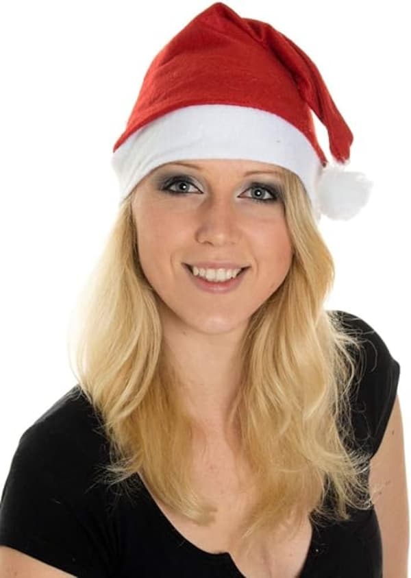6 stk Grønne Julemannhatter