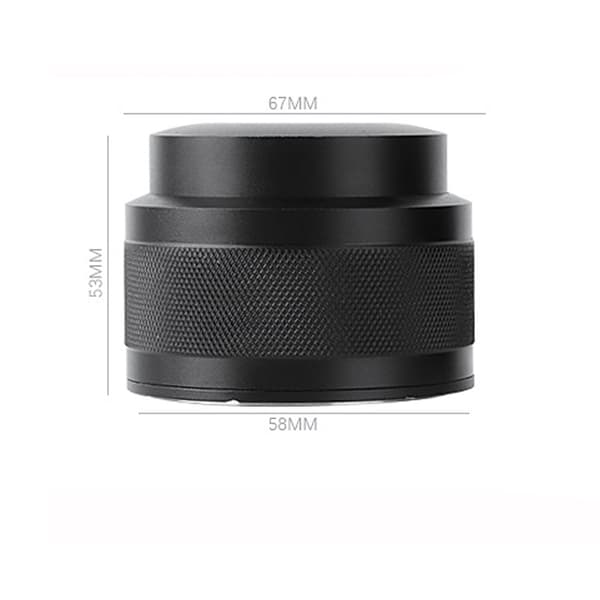 51mm rustfritt stål kaffemanipulator med flat bunn for Espresso M