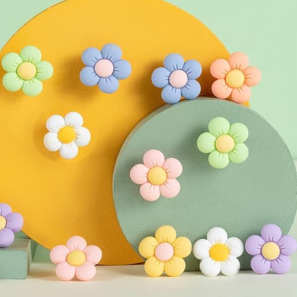 Blomstersko Charms til piger Søde Blomster Designer Sko Charms til