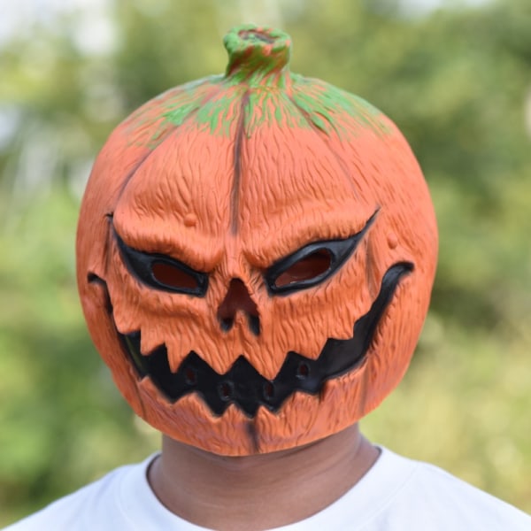 Halloween Party Ballong Pumpkin Head Skrämmande Mask Halloween Party B