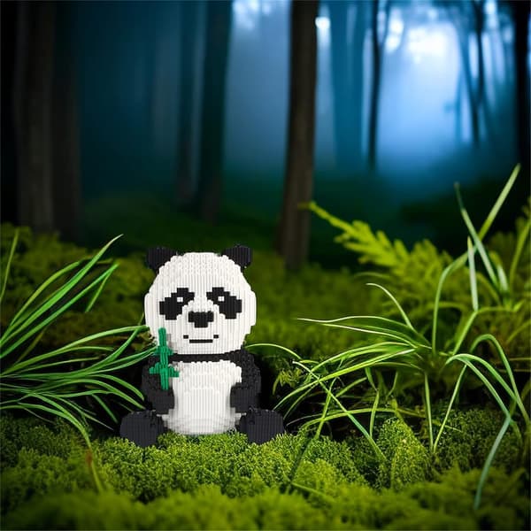 Panda sett med 2444 gjenbrukbare murstein