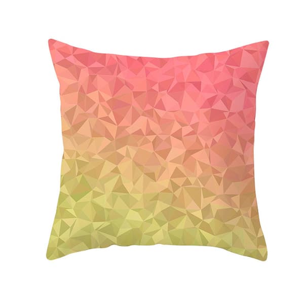 Set med 4 Geometriska Tryckta Polyester Kvadratiska Kuddfodral Soffa Kuddfodral Heminredning (5-8)