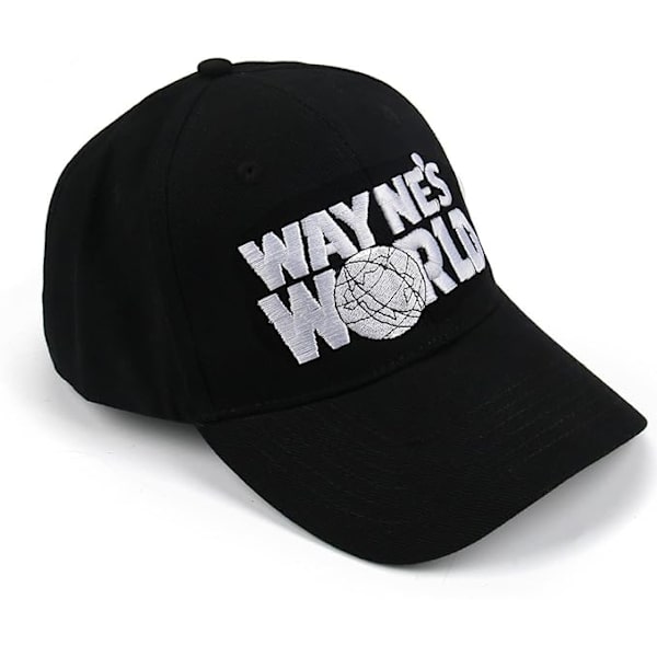 Baseballkeps, Wayne's World broderad, unisex keps för vuxna