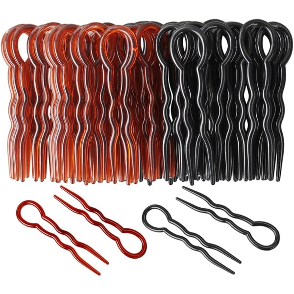 42 Pcs Lady Style Hair Pins Twist Hair Styling Clip Pin Magic Sim