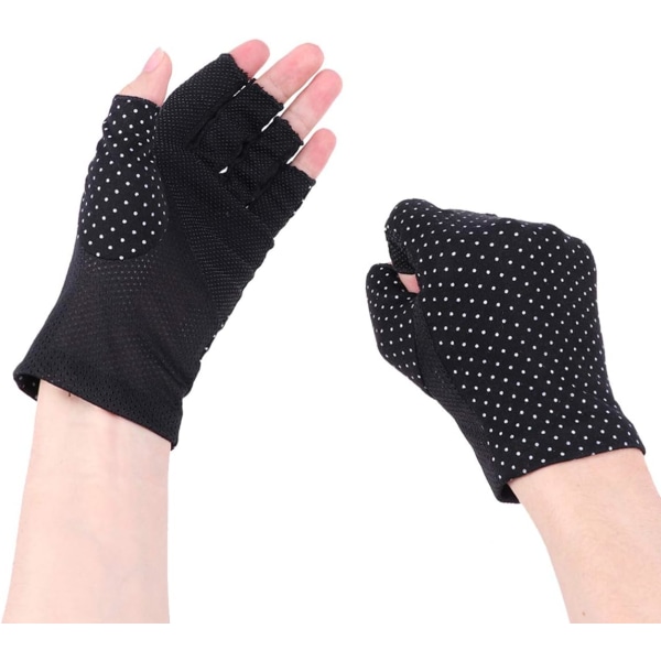 Anti-UV Anti-Slip Ultra-Thin Outdoor Workout Mittens for Cycling