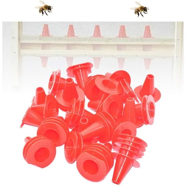 30 kpl muoviset mehiläispesän pakolaitteet mehiläishoitoon yksisuuntainen sisäänkäynti portti Be