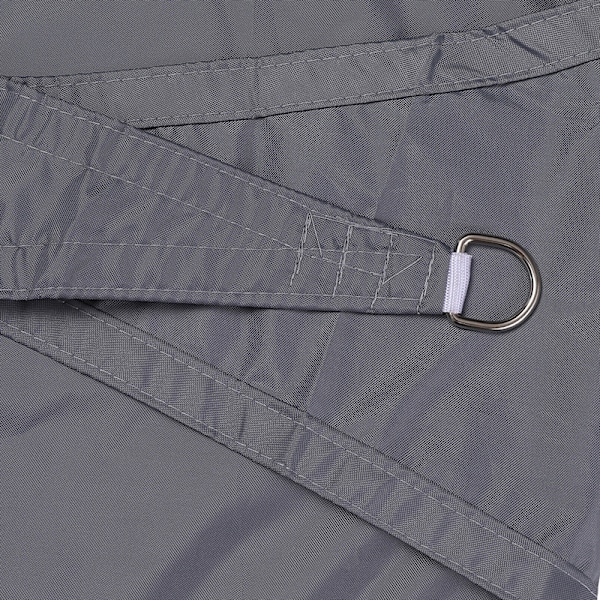 Skuggskydd, Vattenavvisande, 2 x 4 m, Polyester, rektangulär, grå