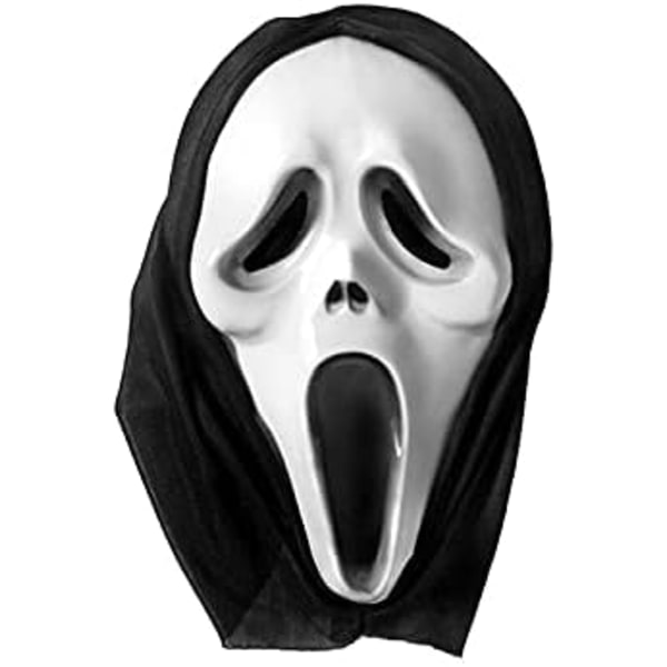 Halloween Scream Hood kostymmask