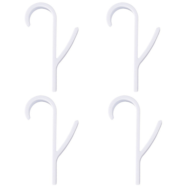 Set med 8 badkrokar, handduksstänger, handduksstänger, radiator krokar, plast, uppvärmda handduksstänger, flexibla handduksstänger, fo P