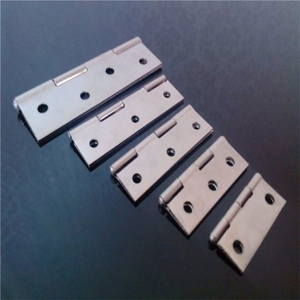 2 stk. Rustfrit Stål Hjemme Møbler Hardware Dørhængsel Lang 75mm x 50mm I