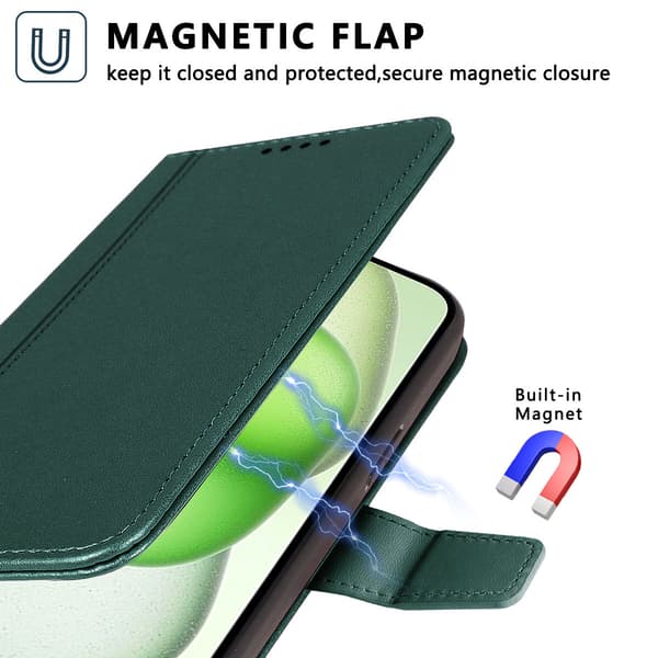Samsung Galaxy A16 5G Wallet Case - Grøn