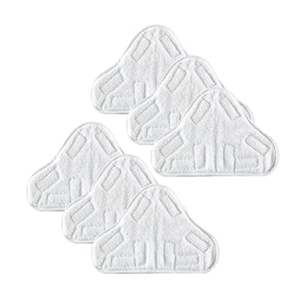 6 erstatningsputer som er kompatible med H2O H20 dampmopp X5 Triangle