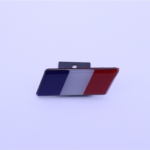 Aluminium Frankrig Flag Badge Grill Emblem Bil Klistermærke Mærkat Universal