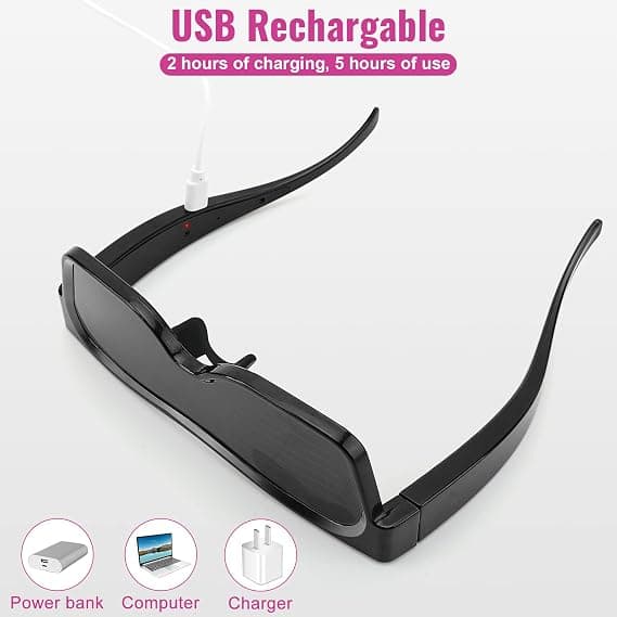 LED for menn og kvinner Cyberpunk LED Light Up Glasses Bluetooth Rave G