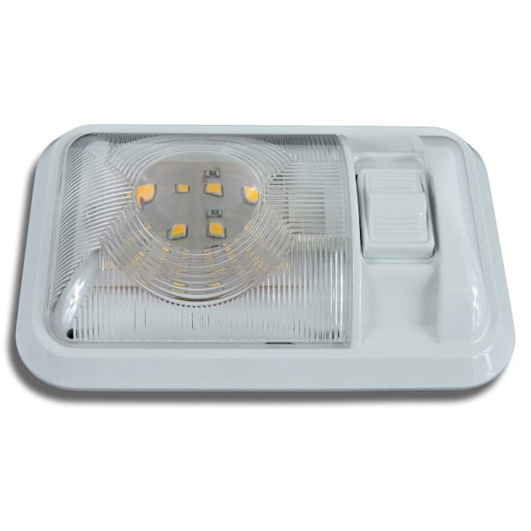 2-pakke 12V LED RV Takkuppel Lys RV Innvendig Belysning