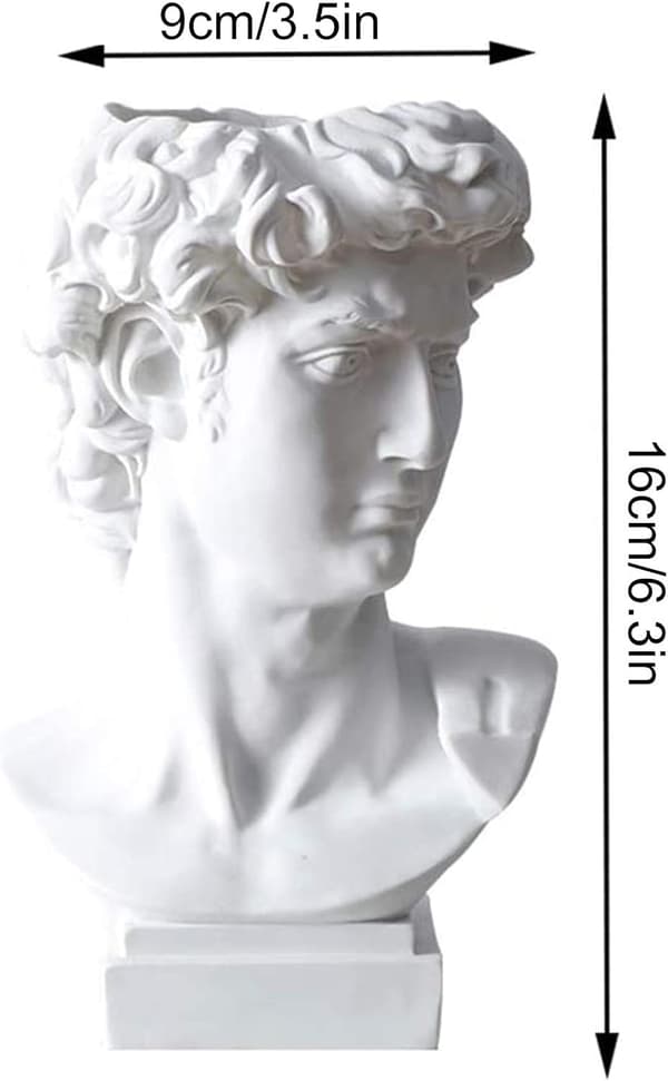Blomsterarrangement Planter Buste Potte Plante Planter Statue David Pl