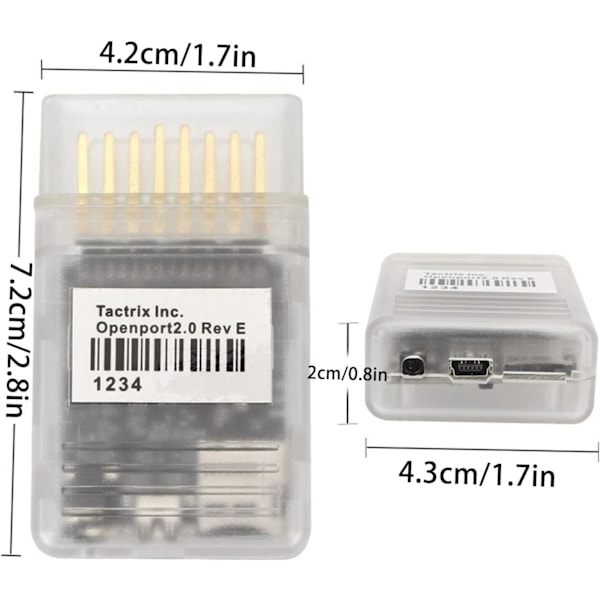 Toimintakykyinen Online Full Chip Tactrix Openport2.0 Auto Chip Viritystyökalun Kaapelin Skanneri Auton Ohjelmiston Diagnostiikkatyökalu D