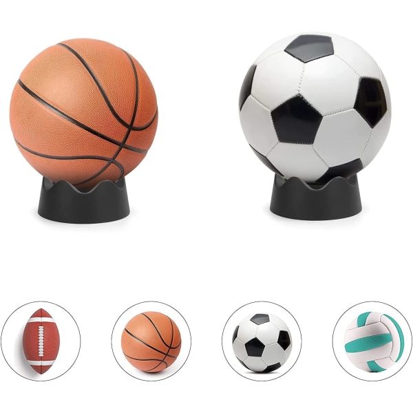 2 stk. Ball Display Stand Ball Holder, Basketball Display Stan