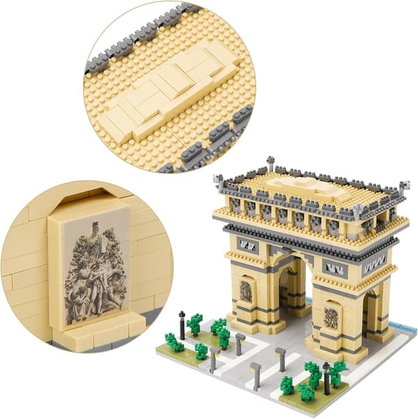 Rakennuspalikkasarja, Arc De Triomphe -arkkitehtuurimallipalikat Ki