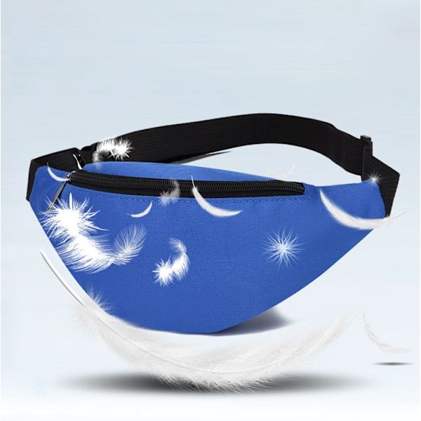 Moderigtig Basic Fanny Pack - Sport - Vandreture Fanny Pack - Sort - 2 Rum - Lynlås - Justerbar