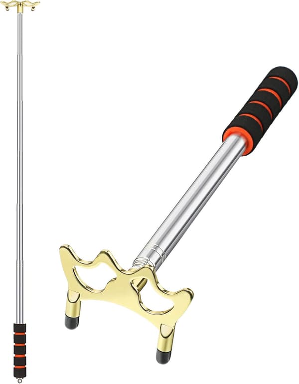 Pool Cue Snooker Pool Bridge Stick Pool Table Tilbehør Retractible Billard Kø Rest med Remova