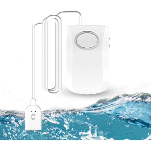 130dB Vandlækagealarm, 95CM Langt Kabel med Sensor, Hjemmesikkerhed