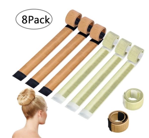 Magisk bulle maker, 8 st hårstylingverktyg bulle band bulle maker set